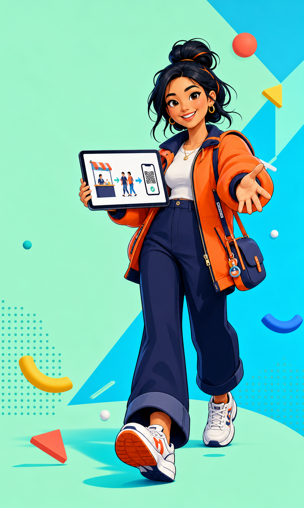 Freshers Festival merchant partnership character